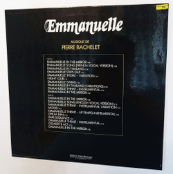 Винтажная виниловая пластинка LP Pierre Bachelet Emmanuelle Bande Originale Du Film De Just Jaeckin (France 1974)
