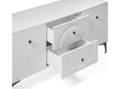 ТВ-тумба Вестра белый шагрень