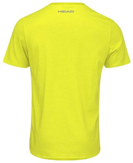 Теннисная футболка Head Club Carl - yellow