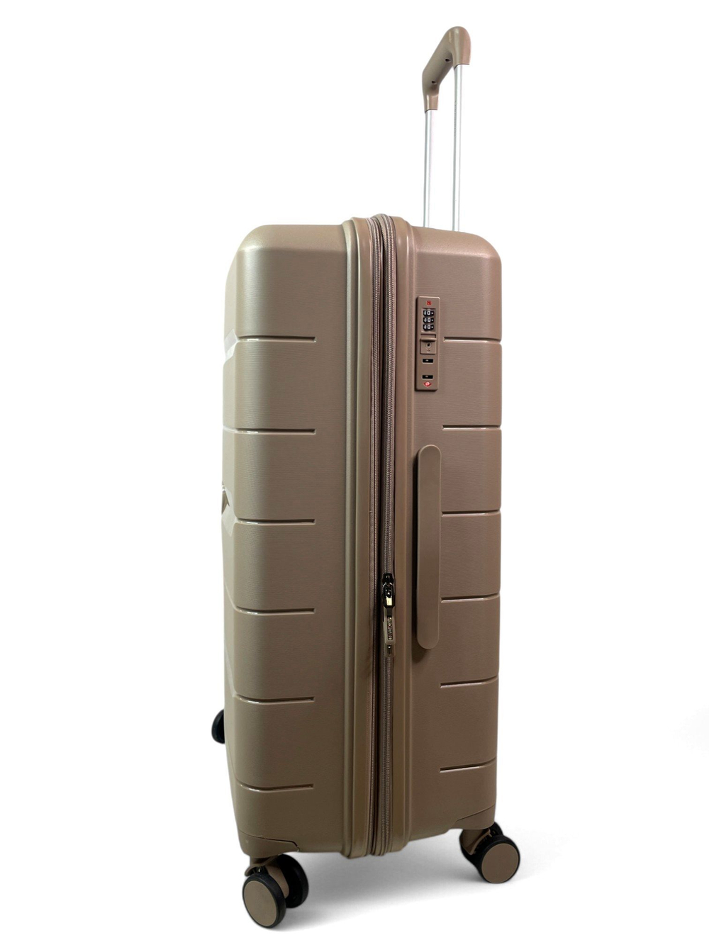 Большой чемодан Mironpan 23102, Бежевый, XL
