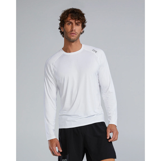 Лонгслив TYR MEN'S CLIMADRY™ RAGLAN LONG SLEEVE TECH TEE - SOLID HEATHER