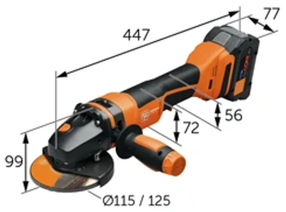 Аккумулятор Fein ProCORE 18 В 12 А·ч AS