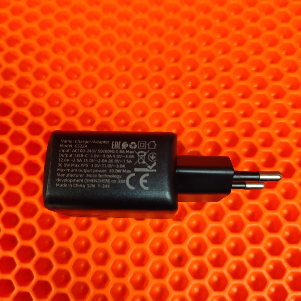 Зарядное устройство Hoco CS22A PD30W 1Type-C 3А черное