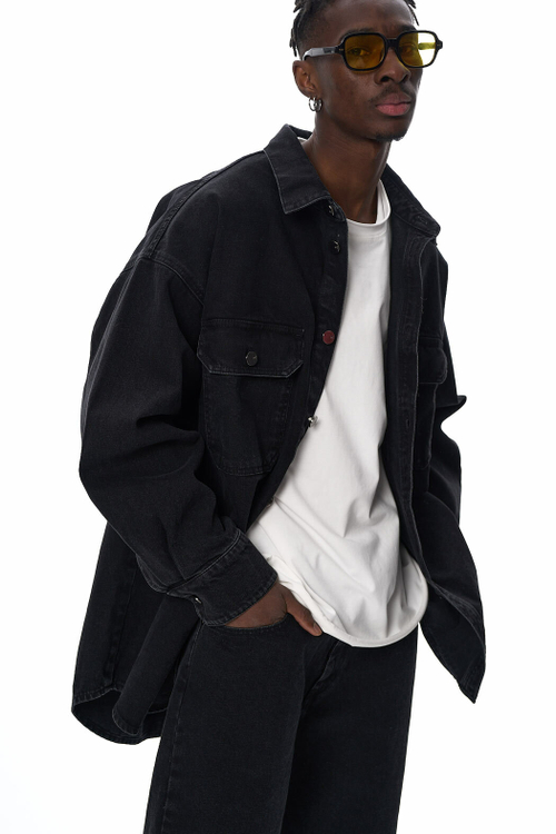 Майка "алкоголичка" мужская, графит