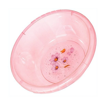 Миска круглая №4 прозрачная с рисунком 6,4 л (Д325мм*В125мм) РП-134пр