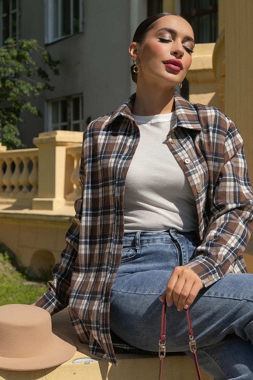 Рубашка Денни (коричневая) Б14144-7М LT Collection