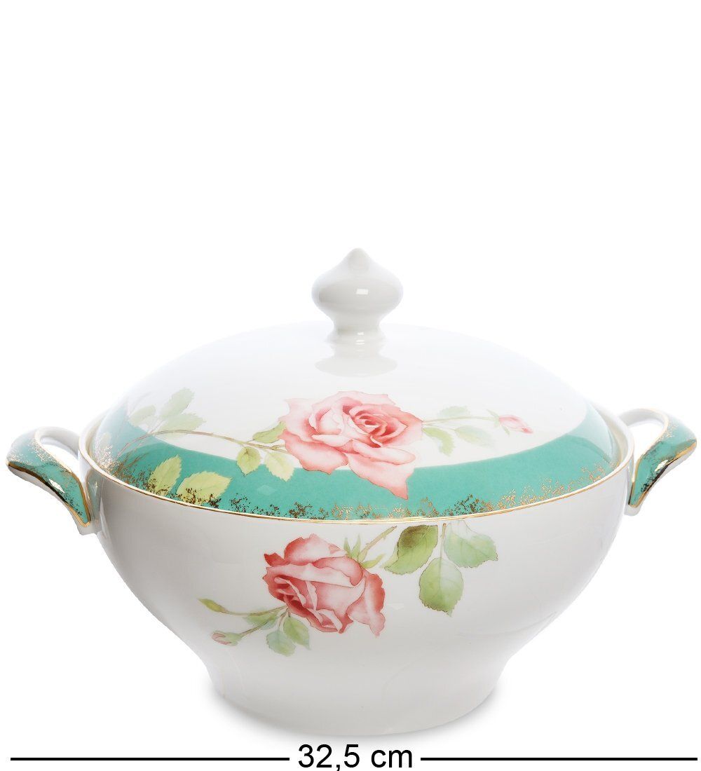 Pavone JK-233 Супница с крышкой «Роза» (Milano Rose  )