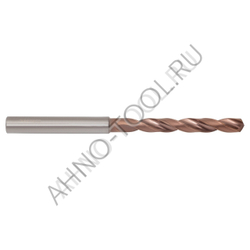 Сверло  5.7мм  твердосплавное 5D без подвода СОЖ. SP-X800050570 VHM AHNO по стали, чугуну, нерж. и ж