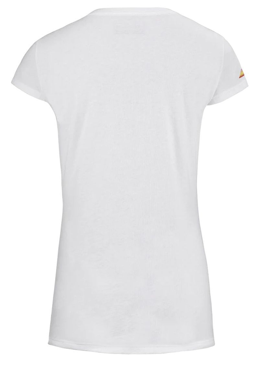 Женская теннисная футболка Babolat Exercise Message Tee W - White