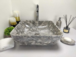 Раковина из мрамора Square Doreng Grey MS-60192 45*45*15
