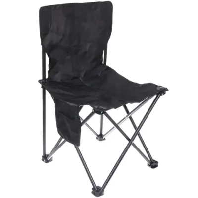 Стул складной в чехле до 100 кг SJ-0030, 39*39*64 см, цвет: чёрный, ТуристМастер