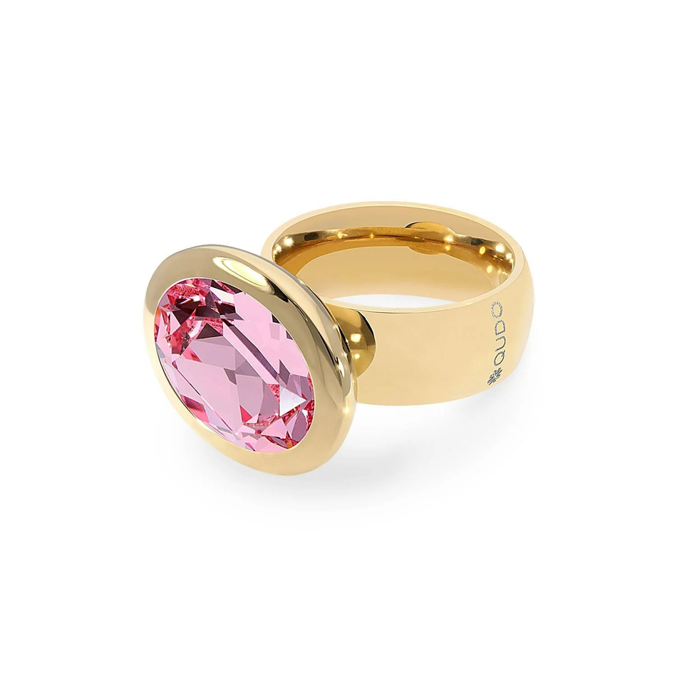 Кольцо Qudo TIVOLA big G light rose 17.8 мм 632109/17.8 R/G