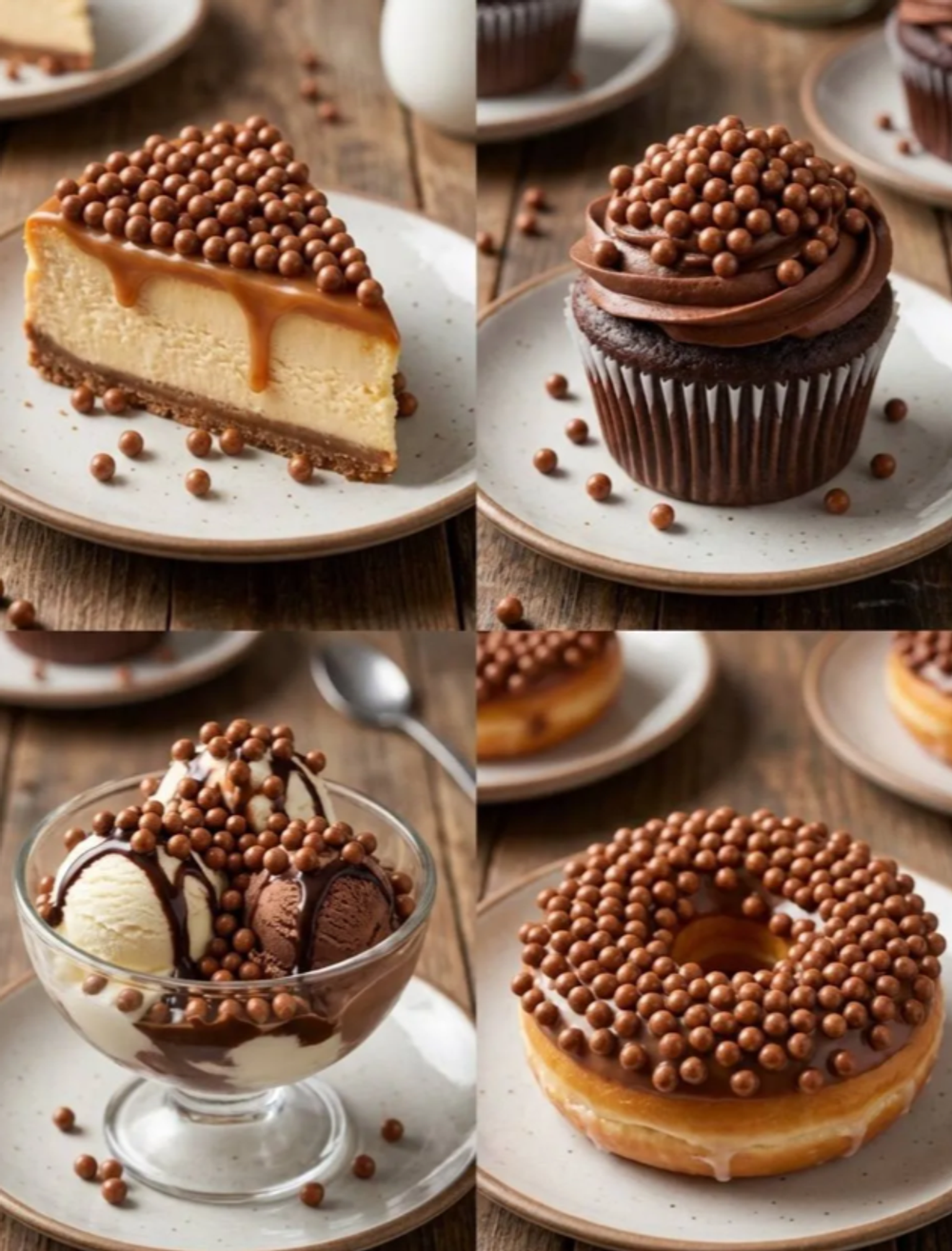 Шарики в шоколаде КРИСПИ медь, d=3-6 мм, 50 гр