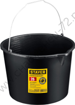 STAYER STRONG 20 л, Строительное пластиковое ведро, MASTER (06083-20)