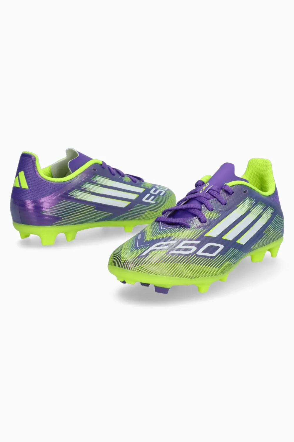 Бутсы adidas F50 League FG/MG Junior - фиолетовый