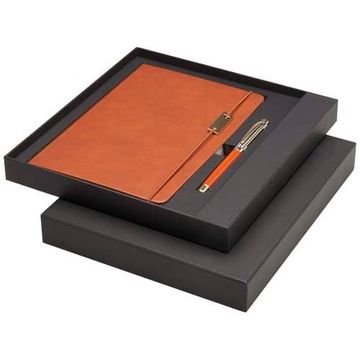 Legato блокнот формата А5 с набором из шариковой ручки и ручки-роллера