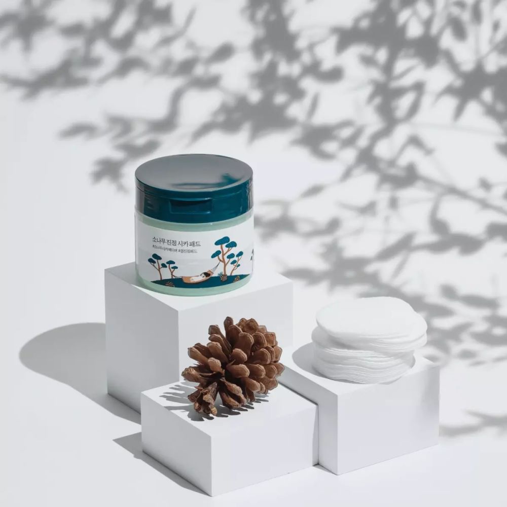 ROUND LAB Пэды с экстрактами сосны и центеллы для проблемной кожи Pine Calming Cica Pad (50 шт)