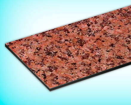 Композитные панели G9104 Pink Granit 4 мм/0,4 мм FR 1220х4000 мм