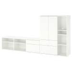 Комбинация для хранения  - VIHALS IKEA/ ВИХАЛС ИКЕА, 140х285 см, белый