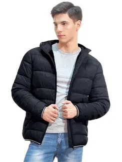 Куртка мужская, размер 48, цвет чёрный