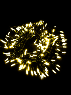 Гирлянда светодиодная "ФЕЙЕРВЕРК", 5 мм., 200 LED, теплый белый, 2м, 8 режимов MAG-G069-200