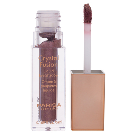 Parisa Тени для век Crystal Fusion, PLE 06, жидкие, тон №04, Розовое золото, 5 мл