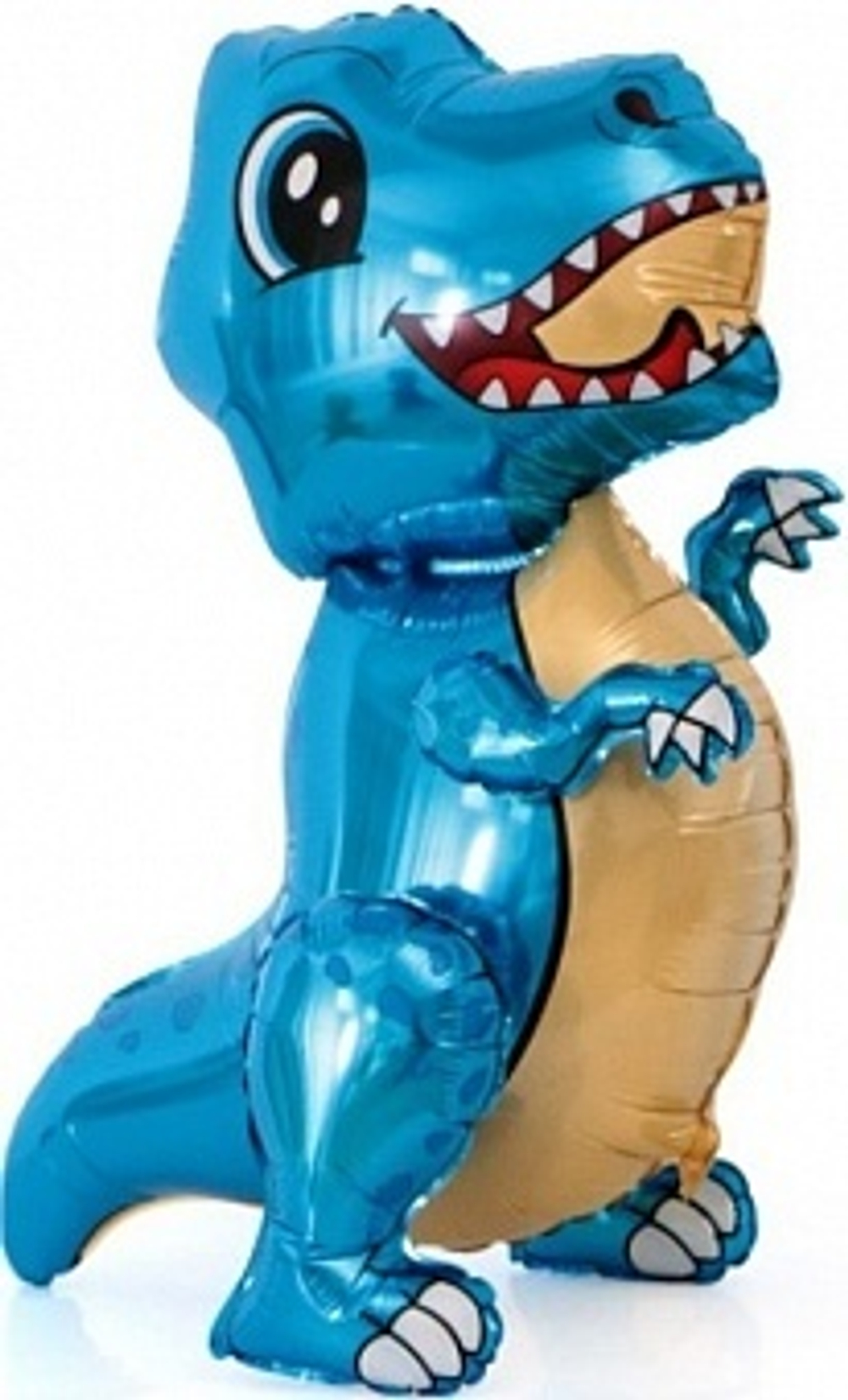 Шар 3D Фигура Маленький динозавр Синий (30''/76 см)