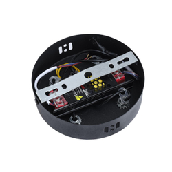8341/28L LEDIO LN26 228 черный/прозрачный металл/акрил Люстра подвесная LED 28W 3000K 220V VINORA