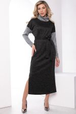 Платье "Мишель" (грей/блэк) П7985 LT Collection