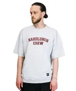 Толстовка Hardlunch Crew с коротким рукавом меланж серая