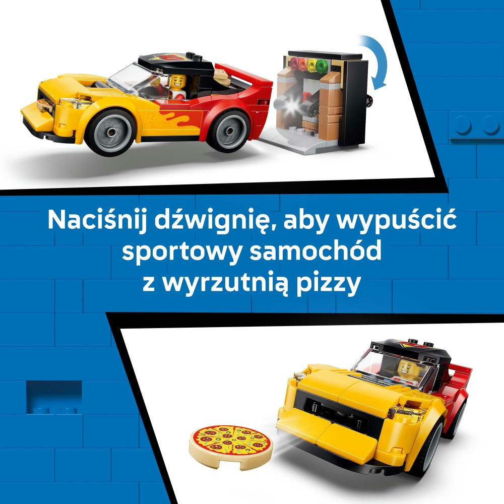 Конструктор LEGO City 60496 Доставка пиццы с транспортными средствами — фото 6