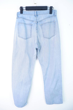 Джинсы свободного кроя, визуально 46 размер