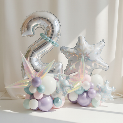 Стойка "Зимняя сказка цифра+фигура"