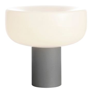 Прикроватная лампа LED 1*5W 3000K SL6014.504.01 серый/молочный Ripple ST-Luce