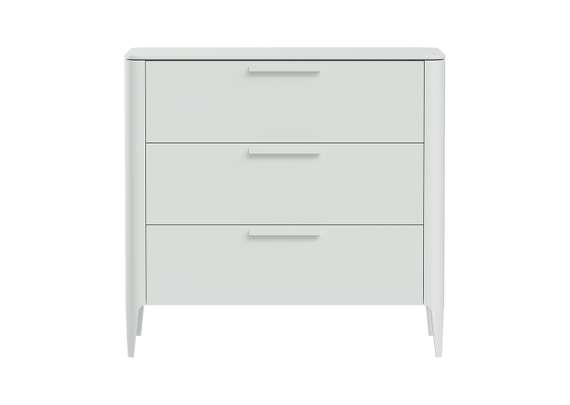 Комод Type 3 ящика ширина 90 см (белый)