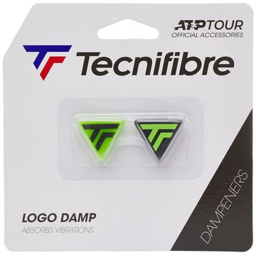 Виброгаситель теннисный Tecnifibre Logo Damp Lime 2020