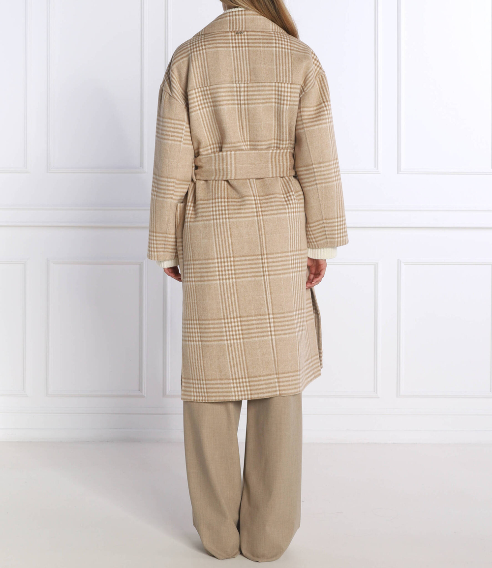 пальто coletti BOSS BLACK - бежевый(50477340)