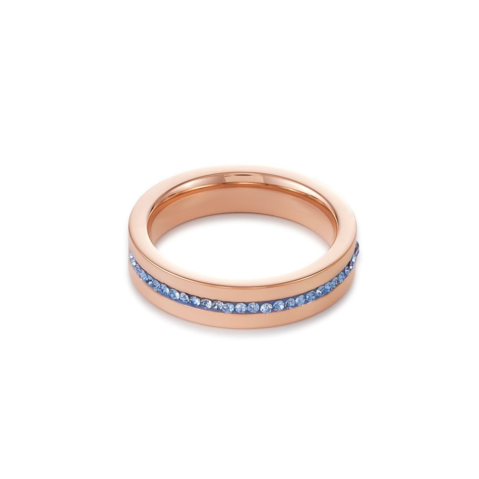 Кольцо Coeur de Lion Light Blue 0226/40-0720 56 цвет голубой, золотой
