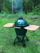 Керамический гриль Big Green Egg L Large (большой), 46 см, на ножках с рукояткой