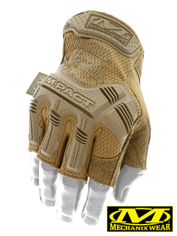 Перчатки беспалые Mechanix M-Pact Fingerless (оригинальные). Койот