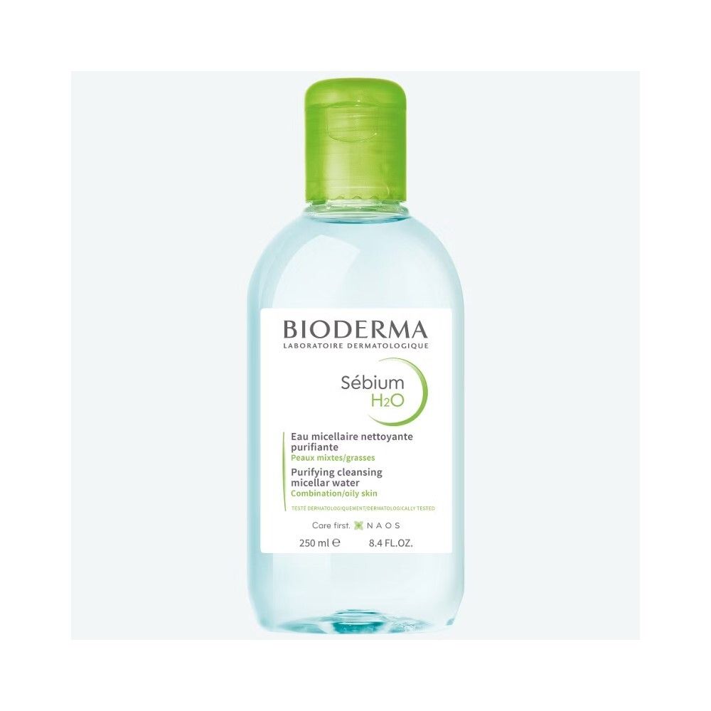 Мицеллярная Вода Bioderma Sebium Н2О для жирной и проблемной кожи, 250 мл
