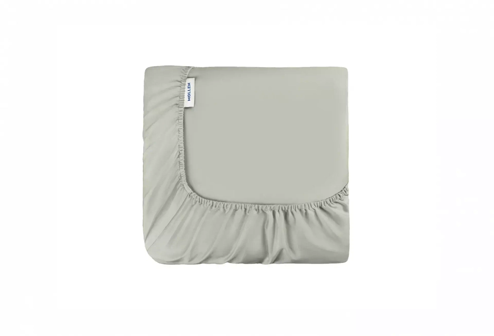 Простыня на резинке 120x200x25 Mollen мятная