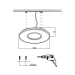 Потолочный светодиодный светильник Sonex 7718/52L MITRA LED SN 000 52Вт 3000-6500К D590 IP20 пульт ДУ ALTAIR