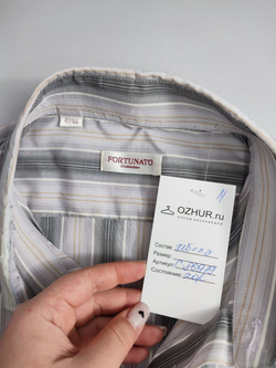 Рубашка Fortunato в полоску 50 размер