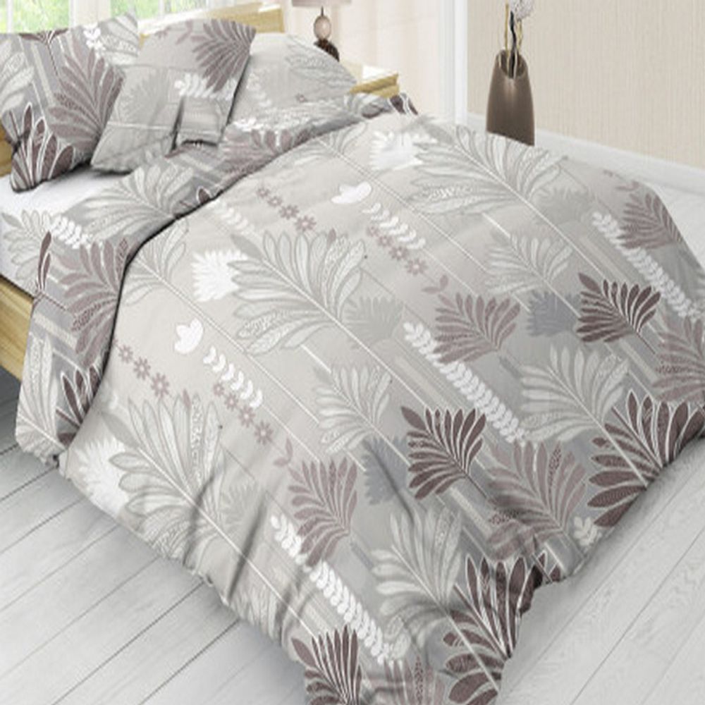 Комплект постельного белья &quot;ВЛ. МНОГОЛИСТНИК&quot;, бязь, 100% хлопок, Россия.