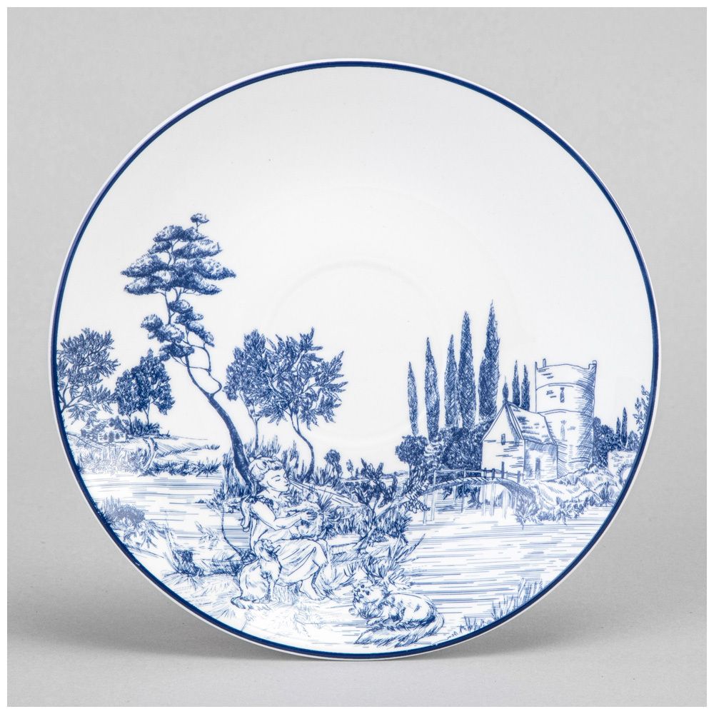 ЧАЙНЫЙ НАБОР LEFARD "NOVEL" НА МЕТАЛЛ. ПОДСТАВКЕ НА 4 ПЕР. 8 ПР. 220 МЛ (КОР=6НАБ.)