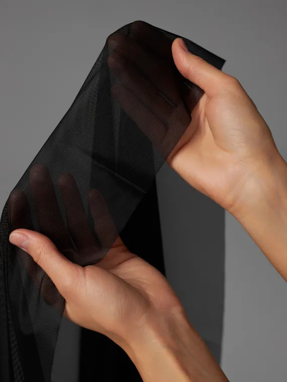 Корсетная сетка Lauma, мягкая, арт.388А, черный 170