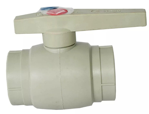 Кран шаровой PP-R 25 серый Tebo