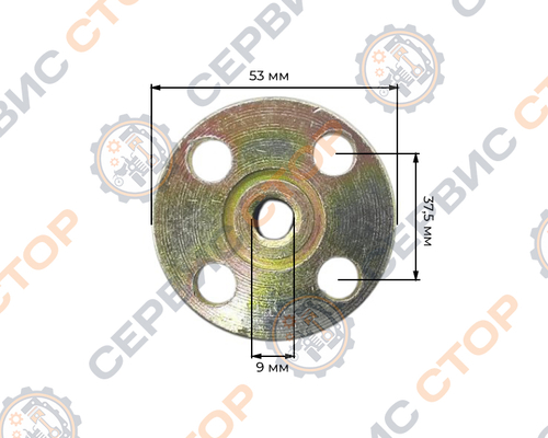Фланец гидравлического насоса  (прямой)