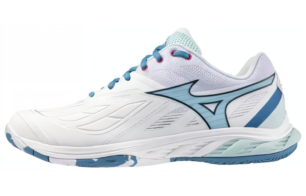 Wave Fang Mizuno 2 Wide "White Blue"